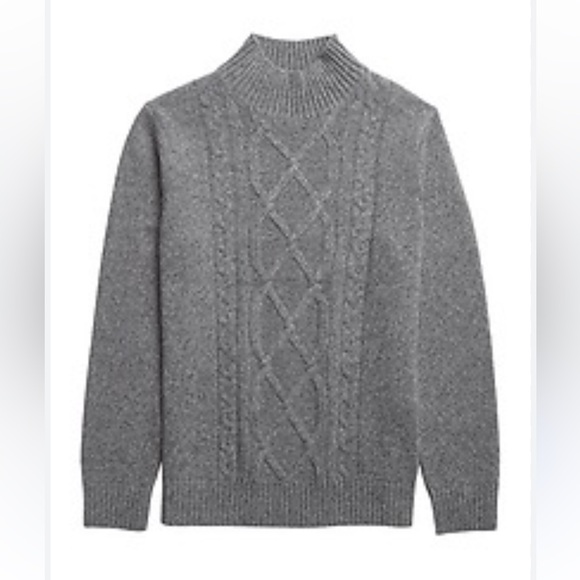 Banana Republic Gray Turtleneck Sweater - Picture 1 of 9